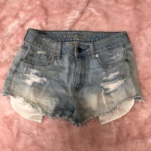 American Eagle Distressed Denim Shorts